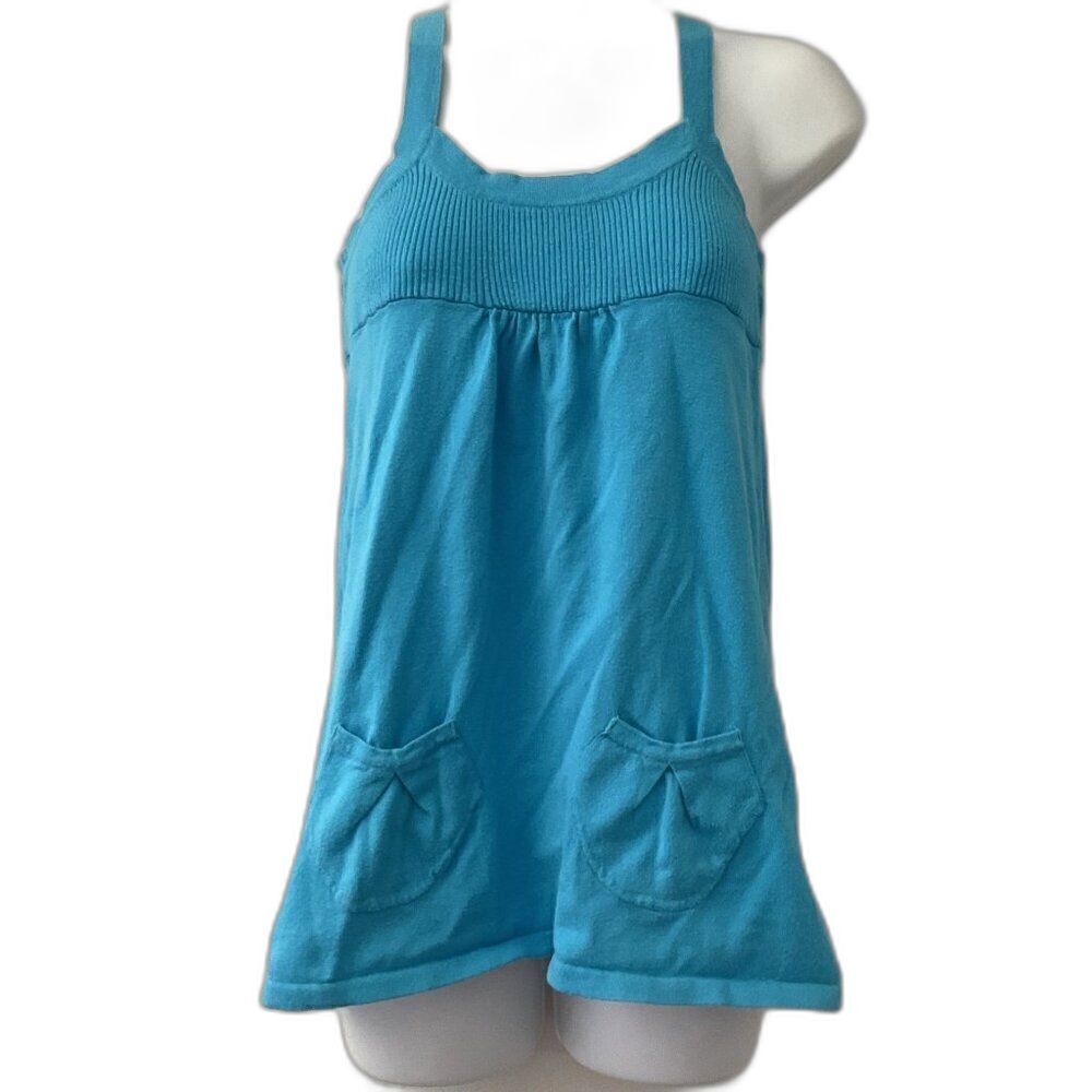 Vintage Maurices Y2K Babydoll Pocket Tank Top Tunic
